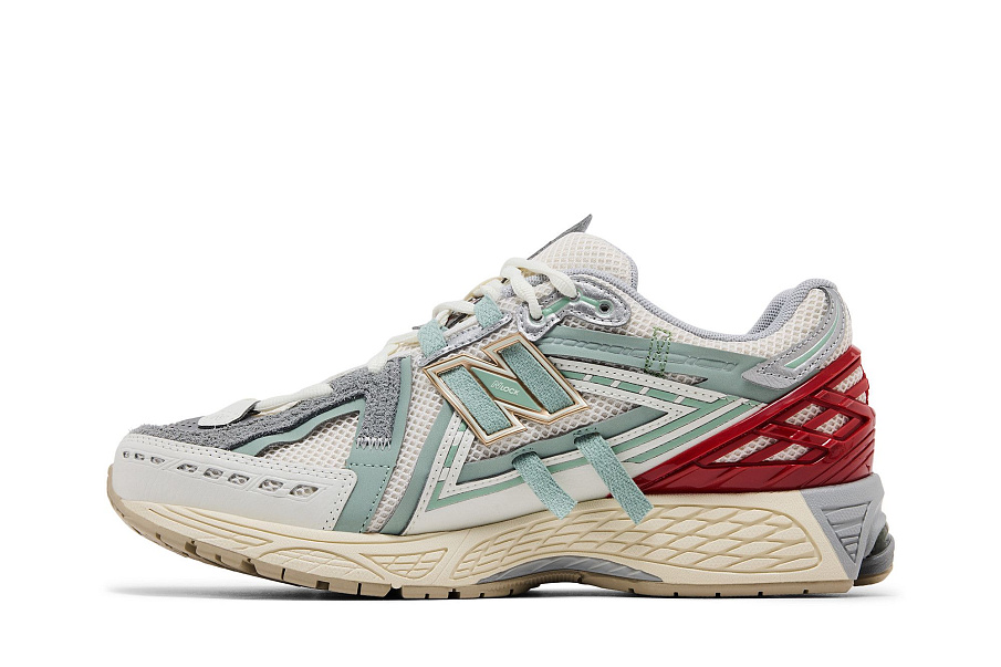Фото № 4 с приближением к товару «‎New Balance 1906 Sea Salt Lone Star Grey»