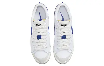 Nike Blazer Low '77 Jumbo Skate Shoes WhiteOld Royal-Light Bone-S - 4