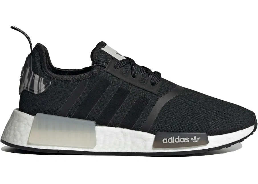 Фото № 1 с приближением к товару «‎adidas NMD R1 Core Black White Marble »