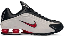 Фото № 1 с приближением к товару «‎Nike Shox R4 Platinum Tint University Red Black»