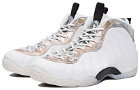 Фото № 2 с приближением к товару «‎Nike Air Foamposite One Marble Vintage Basketball shoes white»