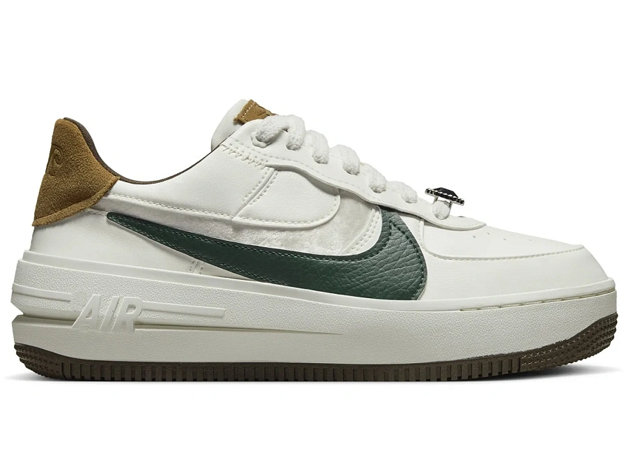 Фото № 1 с приближением к товару «‎Nike Air Force 1 PLT.AF.ORM Sail Pro Green »