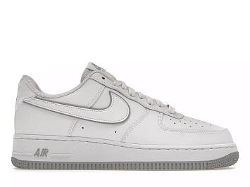 Nike Air Force 1 '07 Low White Wolf Grey Sole - 1