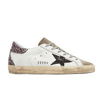 Фото № 1 с приближением к товару «‎Golden Goose Women's Superstar White Black Glitter»