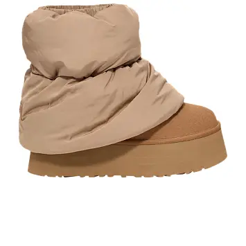 UGG Women's Classic Mini Dipper Puffer Amphora Chestnut - 1