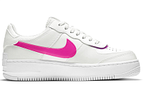 Фото № 2 с приближением к товару «‎Nike Air Force 1 Shadow Swoosh WhiteOrangePink»