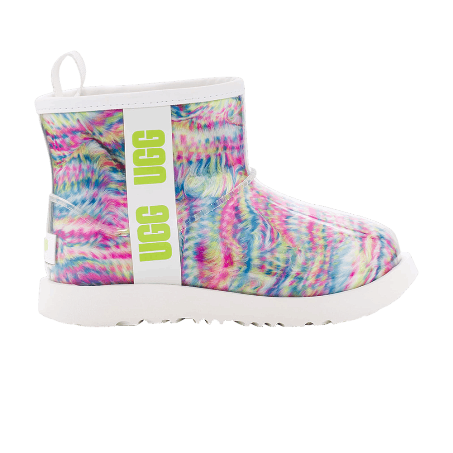 Фото № 1 с приближением к товару «‎UGG Classic Clear Mini Pixelate Boot Kids Multi-Color»
