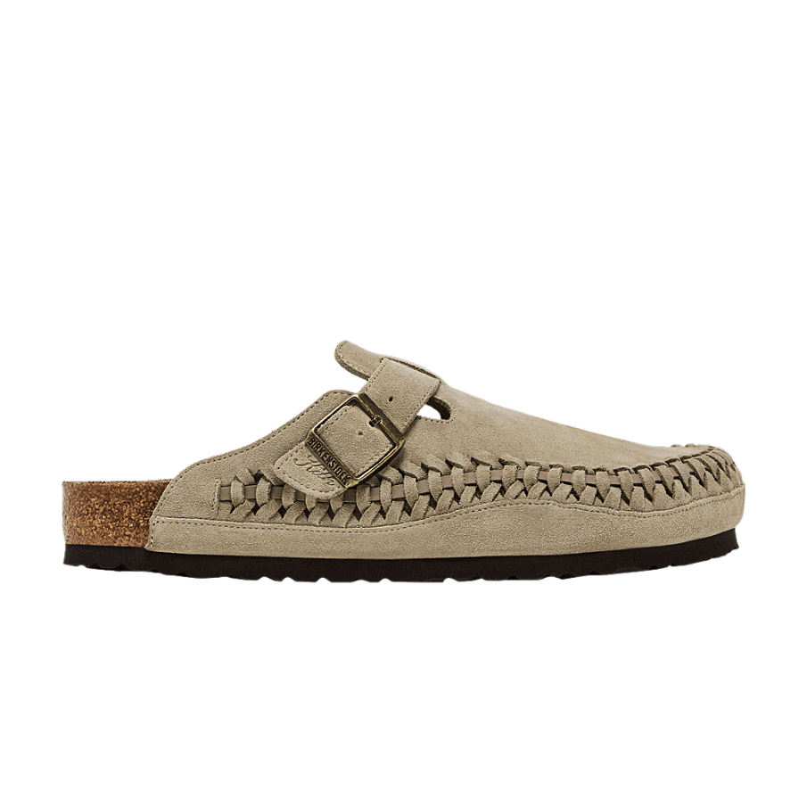Фото № 1 с приближением к товару «‎Kith x Birkenstock Boston Braided Taupe»