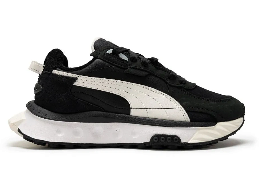 Фото № 1 с приближением к товару «‎Puma Wild Rider Premium Black White »