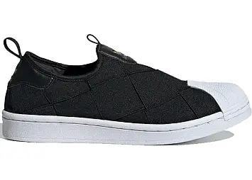 adidas Superstar Slip-On Core Black Cloud White Pink (FV3187)