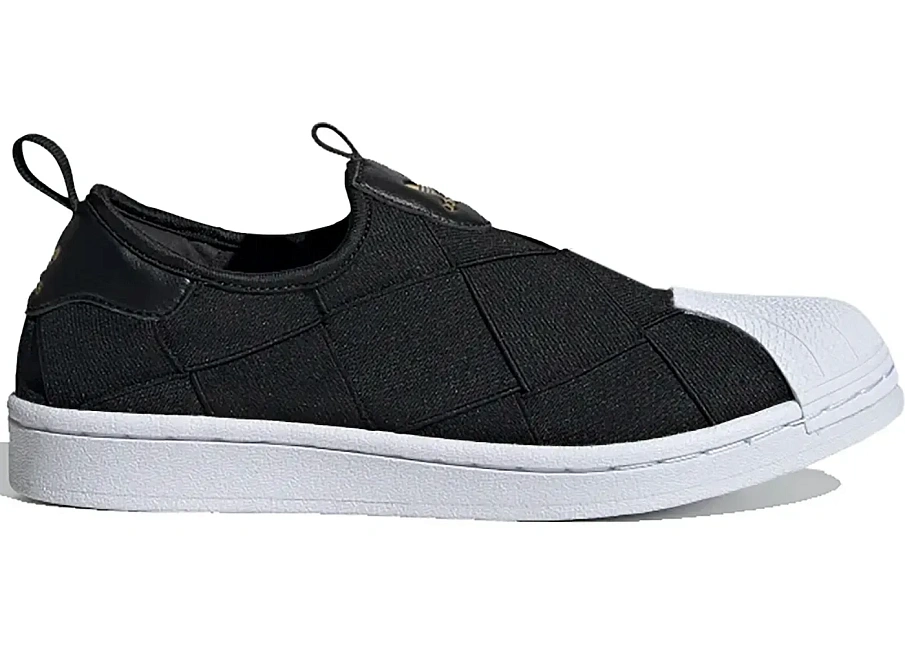 Фото № 1 с приближением к товару «‎adidas Superstar Slip-On Core Black Cloud White Pink »