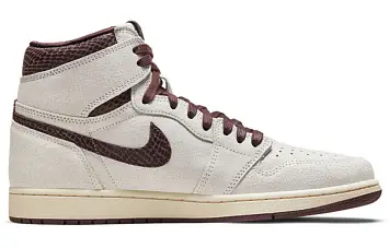 A Ma Maniere x Air Jordan 1 High OG GreyBrown - 2