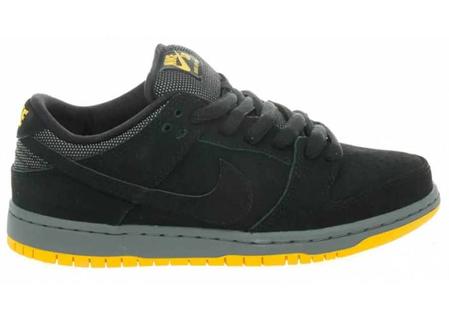 Фото № 1 с приближением к товару «‎Nike SB Dunk Low Black University Gold»