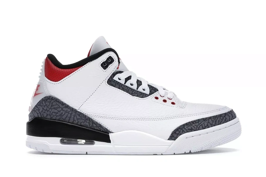Фото № 1 с приближением к товару «‎Jordan 3 Retro SE Fire Red Denim (2020)»