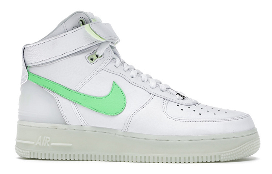 Фото № 2 с приближением к товару «‎Nike Air Force 1 High RSVP WhiteGreen»
