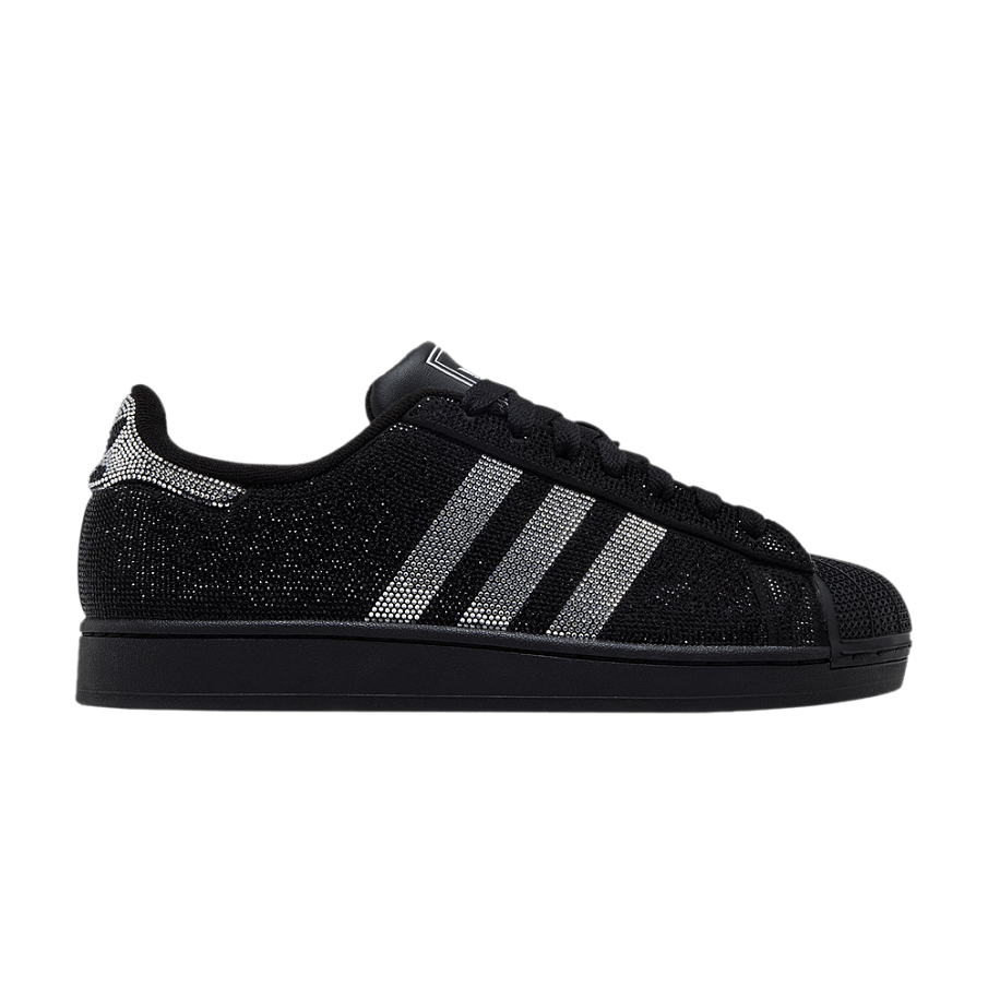Фото № 1 с приближением к товару «‎adidas Women's Superstar 2 Rhinestone Black Silver»