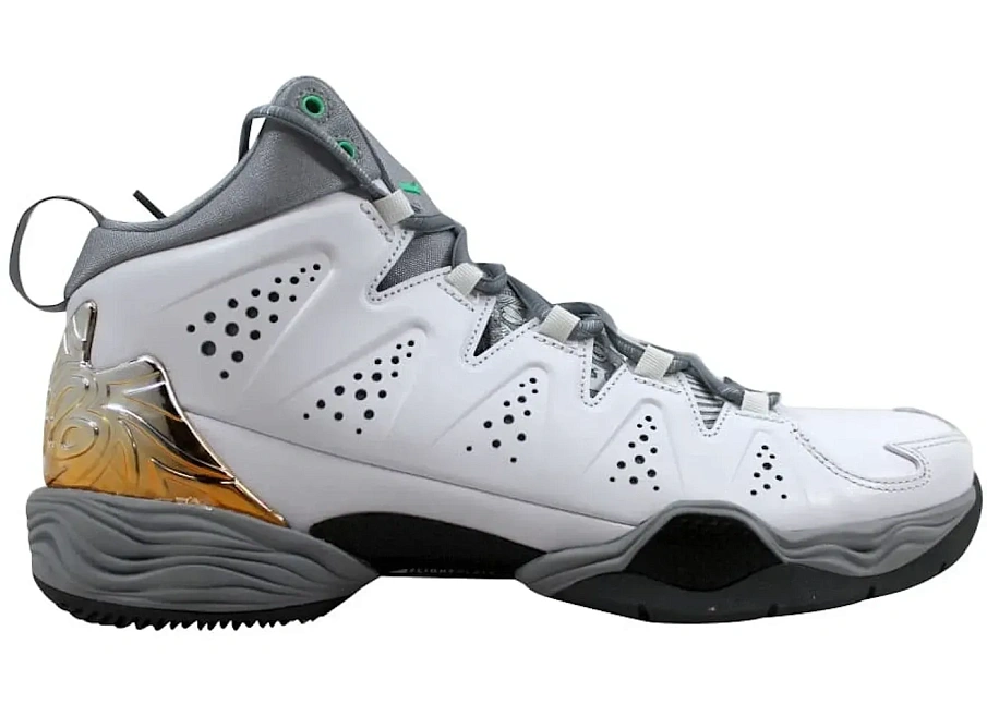 Фото № 1 с приближением к товару «‎Jordan Melo M10 White Green Glow Wolf Grey»