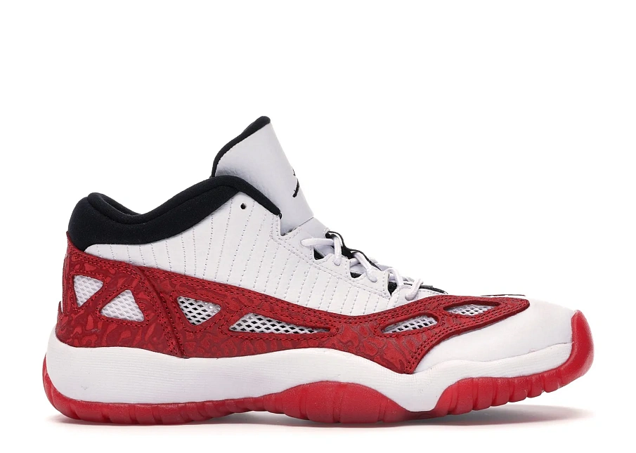 Фото № 1 с приближением к товару «‎Jordan 11 Retro Low IE White Gym Red »