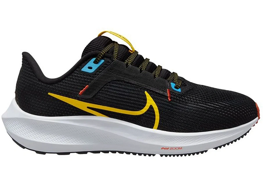 Фото № 1 с приближением к товару «‎Nike Pegasus 40 Black Speed Yellow Blue »