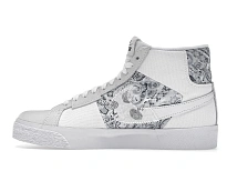 Фото № 5 с приближением к товару «‎Nike SB Zoom Blazer Mid Premium Floral White Grey»