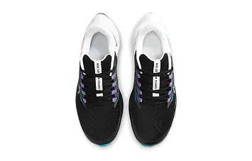Nike Air Zoom Pegasus 38 GS 'Black Metallic Silver' - 6