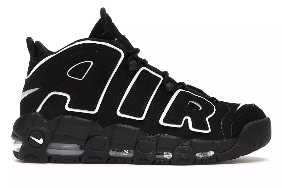 Фото № 1 с приближением к товару «‎Nike Air More Uptempo Black White (2016/2020)»
