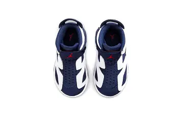 (TD) Air Jordan 6 Retro Little Flex TD Basketball Shoes BlueWhite - 6