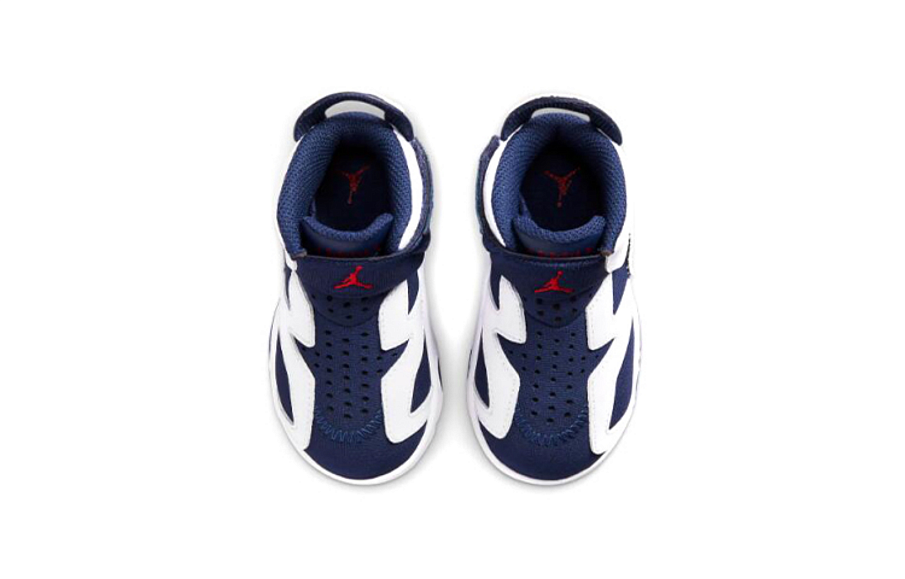 Фото № 4 с приближением к товару «‎(TD) Air Jordan 6 Retro Little Flex TD Basketball Shoes BlueWhite»