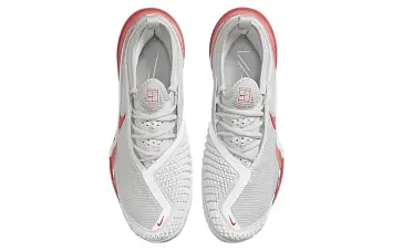 Nike Wmns Court React Vapor NXT Tennis Shoes WhiteRed - 6