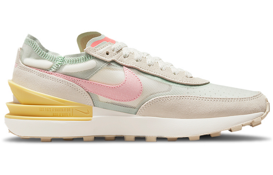 Фото № 2 с приближением к товару «‎Nike WMNS Waffle One "Seafoam" BeigeGreenPink»