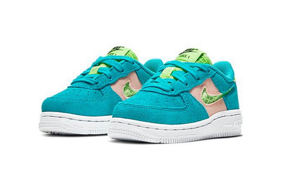 Фото № 3 с приближением к товару «‎Nike Force 1 LV8 TD PinkGreen»