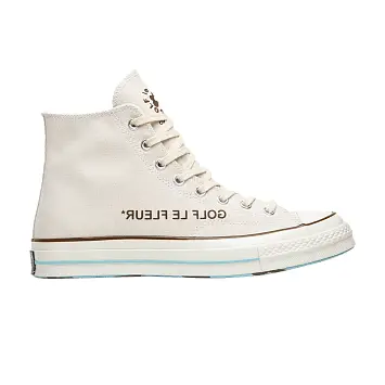 Golf Le Fleur x Converse Chuck 70 Hi Parchment Canvas - 1