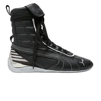 LaQuan Smith x Puma Women's Speedcat Mid Black Silver - 1