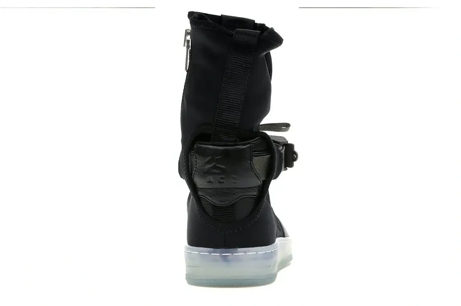 Фото № 4 с приближением к товару «‎Nike Air Force 1 Downtown Acronym Black Olive»