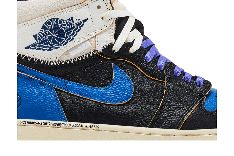 Фото № 3 с приближением к товару «‎Fragment Design x Union LA x Air Jordan 1 Retro High OG Sport Royal»