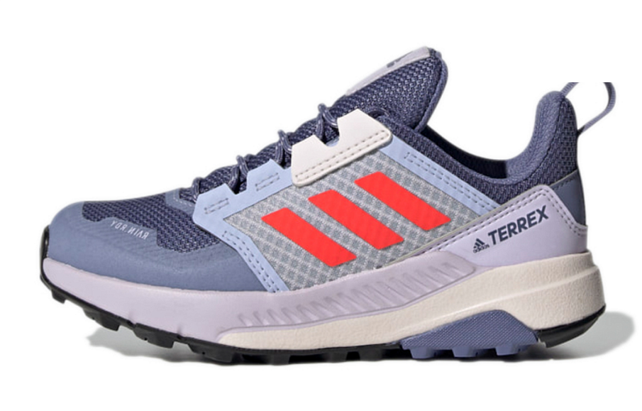 Фото № 1 с приближением к товару «‎adidas Terrex Trailmaker Rain.Rdy Hiking Sneakers K PurpleOrange»