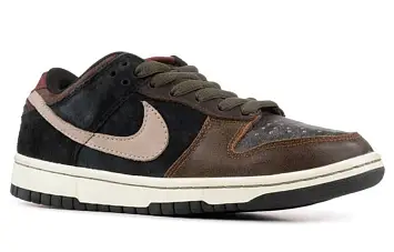 Nike SB Dunk Low Premium "Strummer" Sneakers BlackBrown - 4
