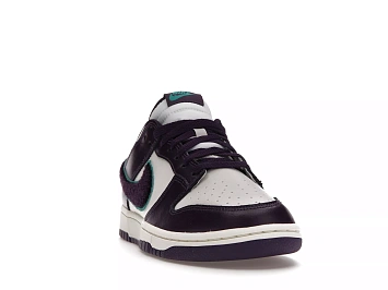 Nike Dunk Low Chenille Swoosh Sail Grand Purple - 5