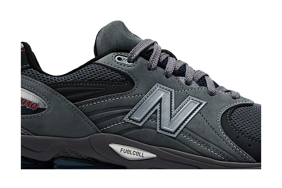 Фото № 2 с приближением к товару «‎New Balance Made in USA 2040v5 Grey Blue»