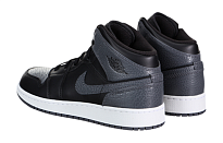 Фото № 4 с приближением к товару «‎Jordan 1 Mid Black Dark Grey (GS) BlackDark Grey»