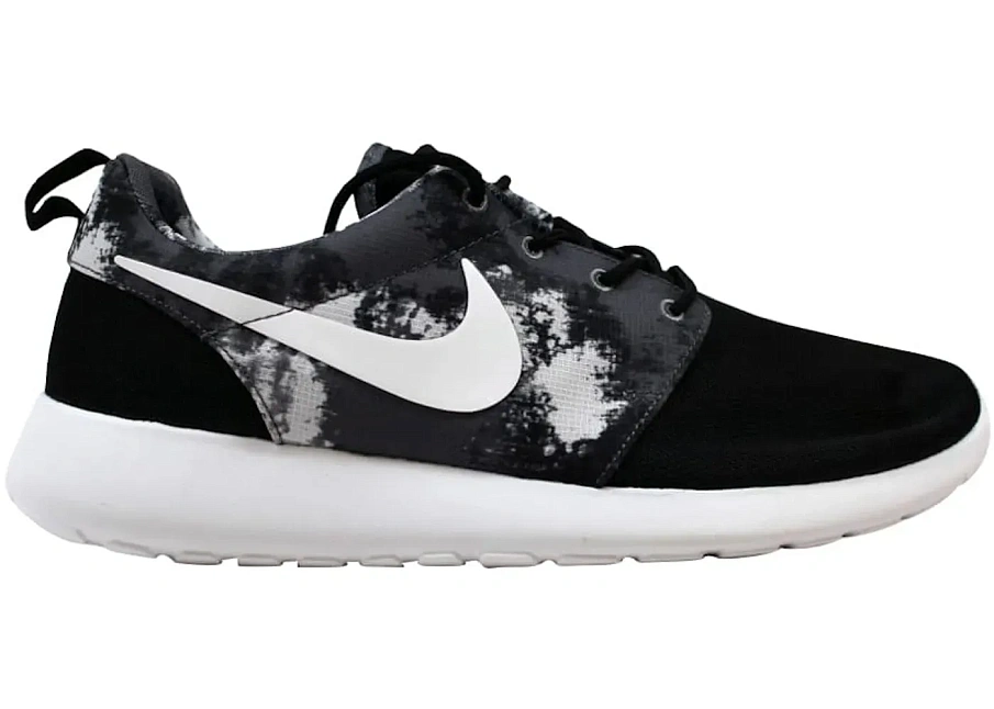 Фото № 1 с приближением к товару «‎Nike Rosherun Print Black/White-Cool Grey »