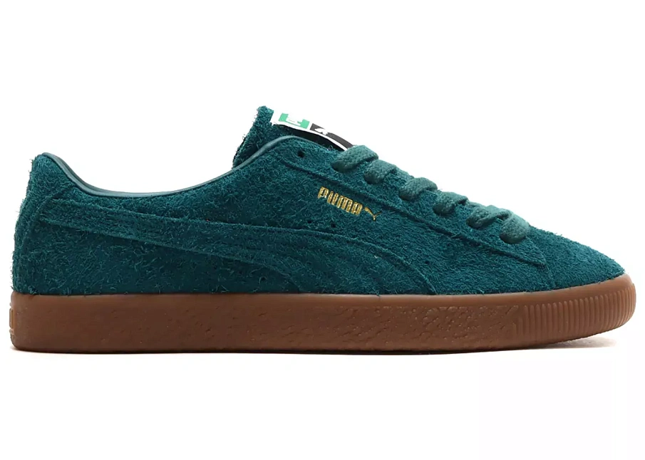 Фото № 1 с приближением к товару «‎Puma Suede VTG Hairy Suede Green Gum»