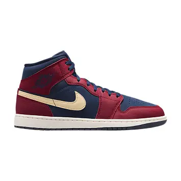Air Jordan 1 Mid SE Team Red Obsidian - 1