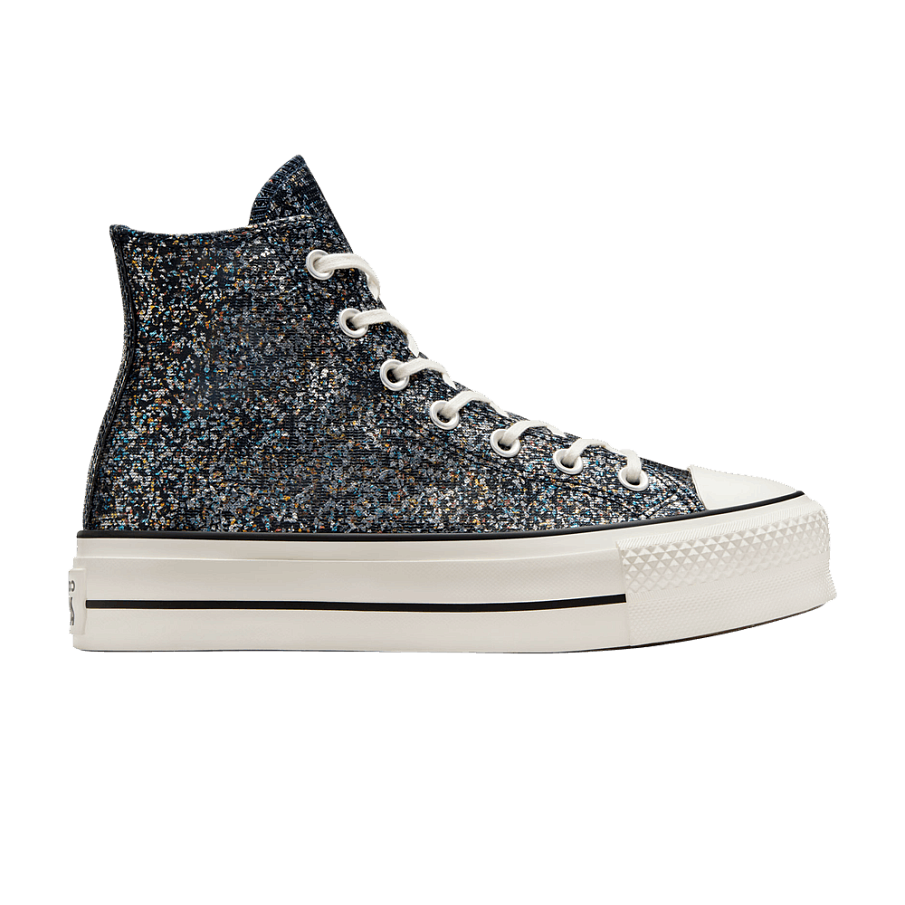 Фото № 1 с приближением к товару «‎Converse Women's Chuck Taylor All Star Lift Platform High Glitter - Into The Void»