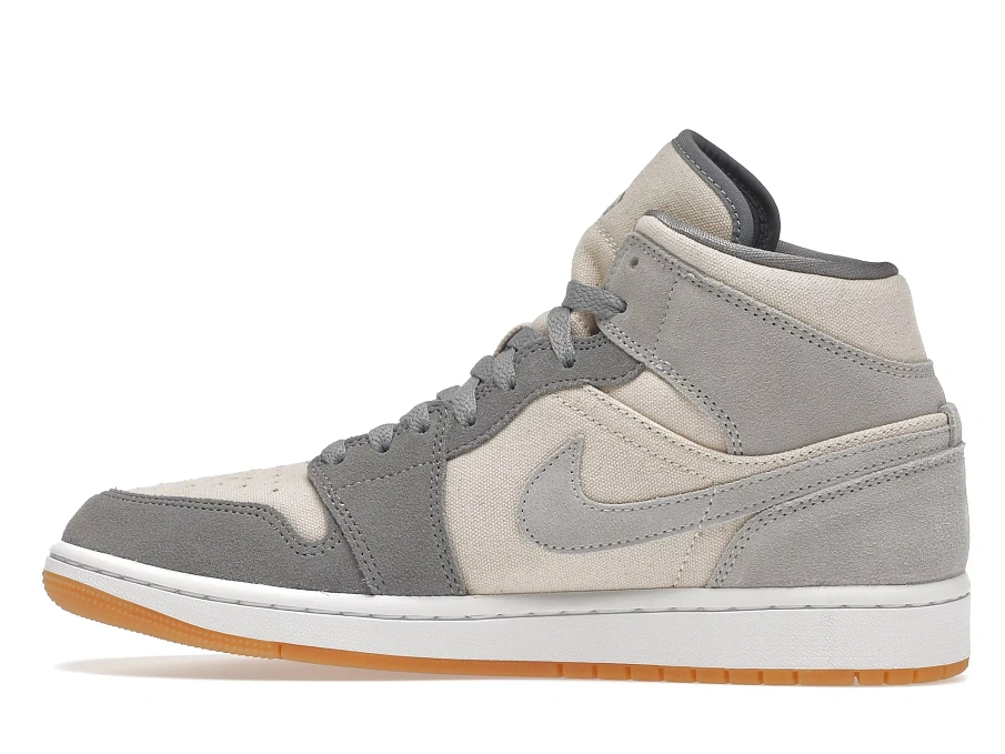 Фото № 4 с приближением к товару «‎Jordan 1 Mid SE Coconut Milk Particle Grey»