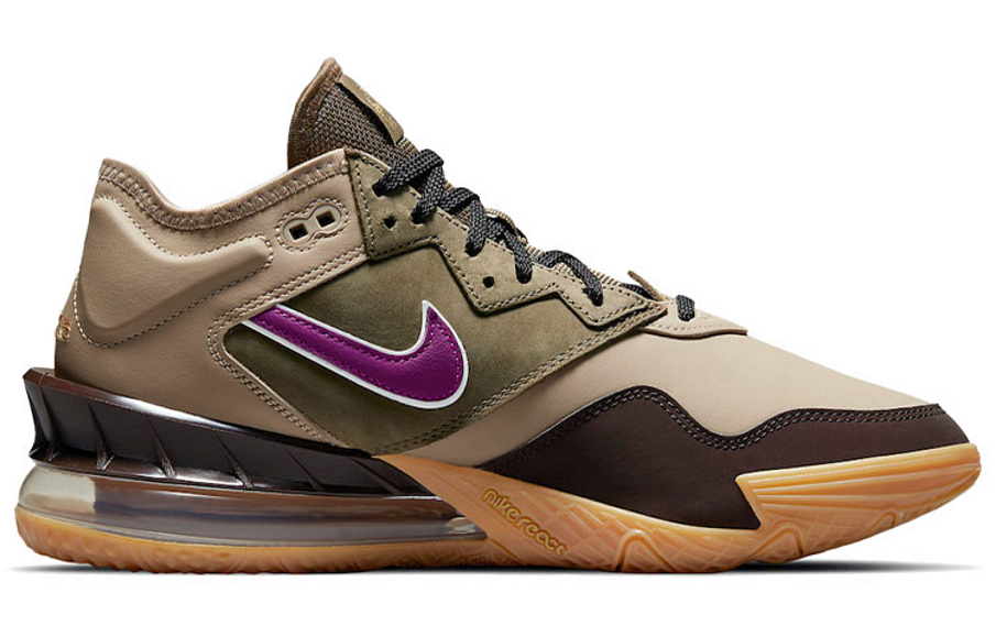 Фото № 2 с приближением к товару «‎Atmos x Nike Lebron 18 Low "Viotech" Foreign Version Khaki»