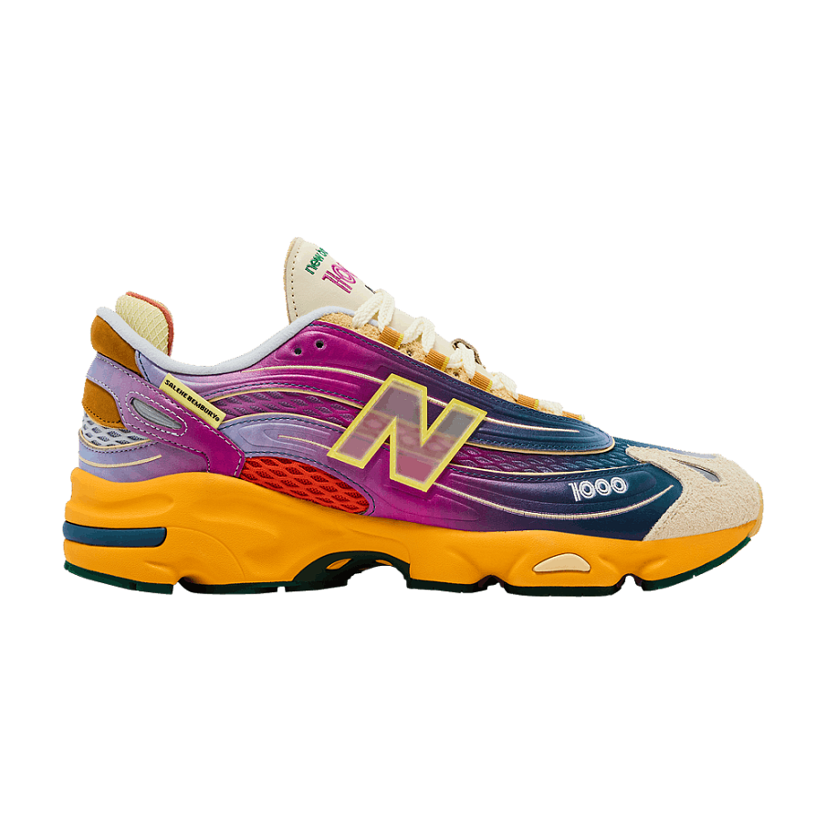 Фото № 1 с приближением к товару «‎Salehe Bembury x New Balance 1000 Fog Be The Cloud - Berry»