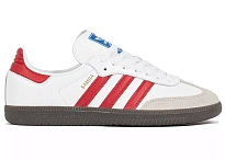 Фото № 1 с приближением к товару «‎adidas Samba OG White Better Scarlet»