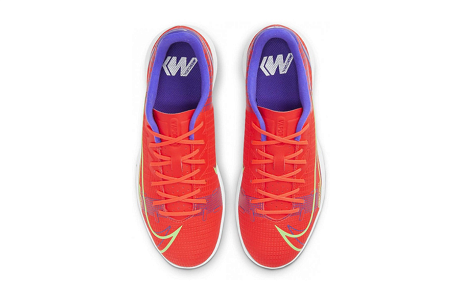 Фото № 4 с приближением к товару «‎Nike Jr Vapor 14 Academy IC Soccer Shoes K OrangeWhite»