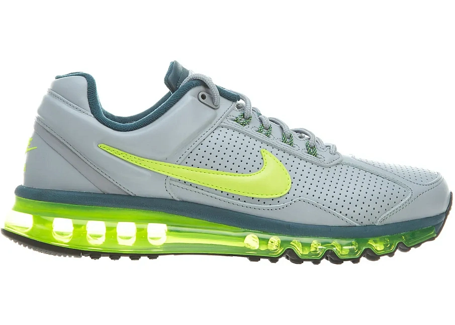 Фото № 1 с приближением к товару «‎Nike Air Max 2013 Leather Wolf Grey/Volt-Nightfactor-Black»